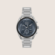 BOSS Men's Chronograph Blue Dial Silver Bracelet Watch 1514093