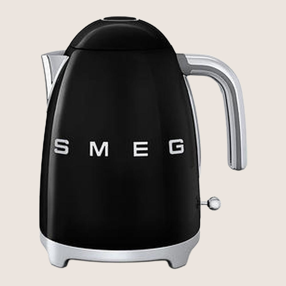 SMEG KLF03BLUK Jug Kettle with Premium Italian Design 1.7L - Black