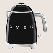 SMEG 50's Retro Style Mini KLF05BLUK Jug Kettle with Compact Retro Design 0.8L - Black