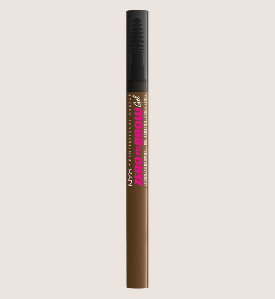 NYX Professional Makeup Zero To Brow Longwear Vegan Tinted Eyebrow Gel Long-Lasting