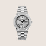 Rotary Mens Regent Automatic Silver Dial Octagon Watch GB05490-06