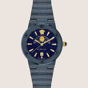 Versace Mens Greca Watch All-Blue Ocean Edition VE7G00423
