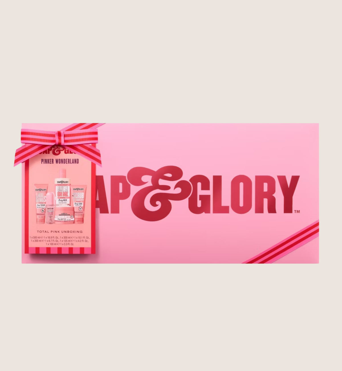 Soap & Glory Pinker Wonderland Bath & Body Gift Set For Her