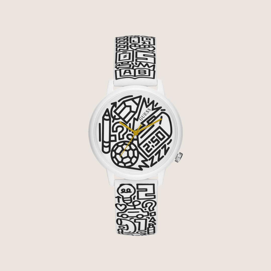 Guess Mens Originals Watch White Dial V0023M9