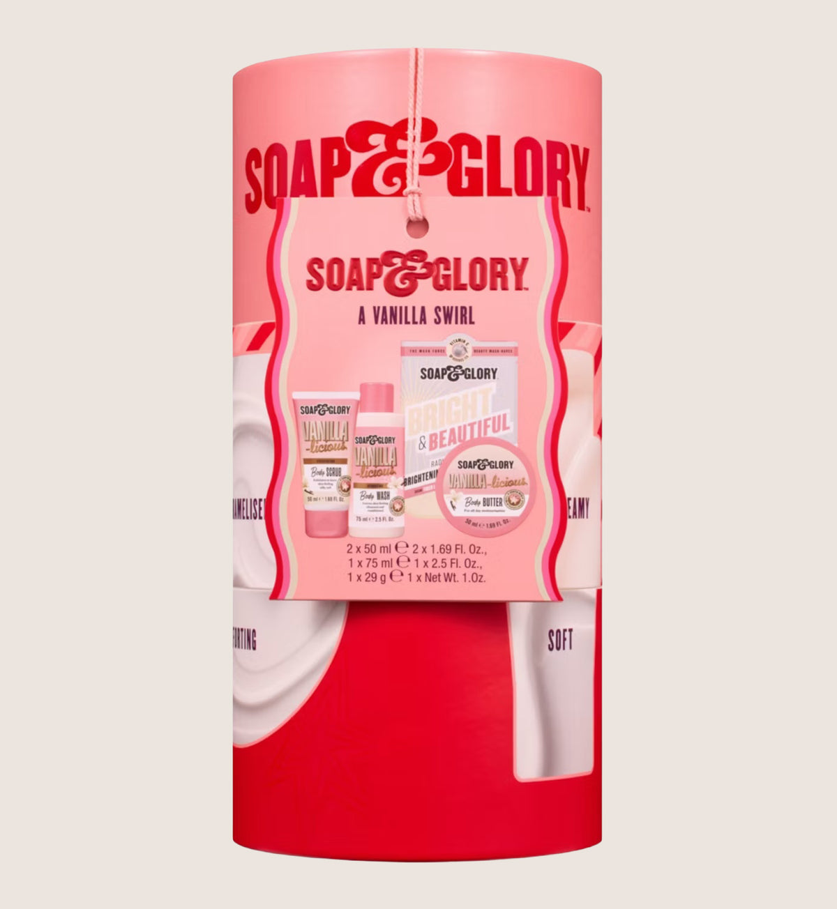 Soap & Glory A Vanilla Swirl Bath & Body Gift Set For Her