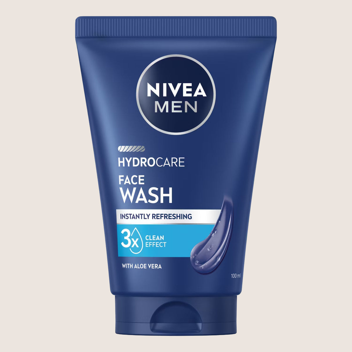 Nivea Men Hydrocare 3x Clean Effect Face Wash for Dry Skin 100ml