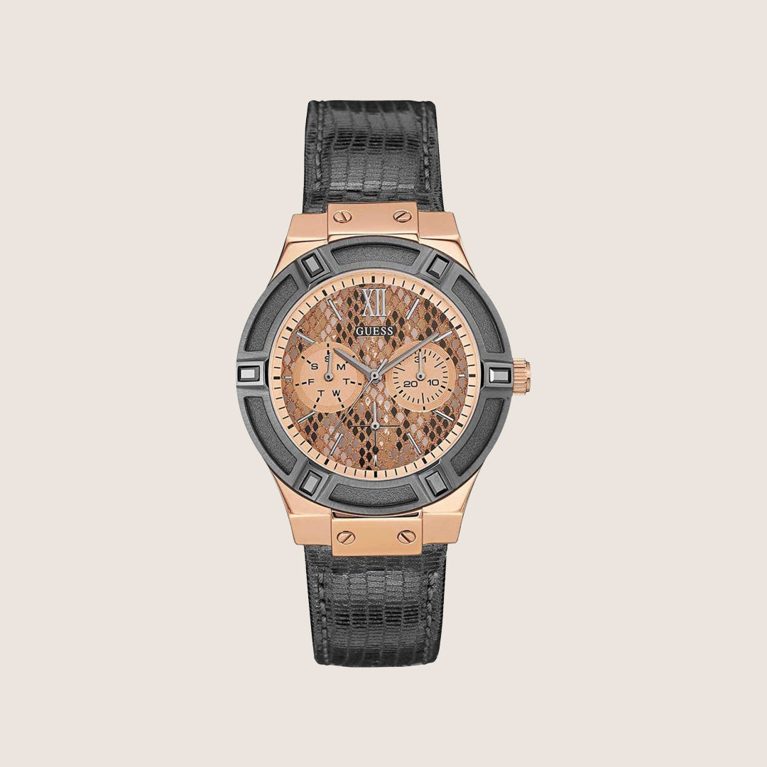 Guess Women's Brown Dial Watch Brown Dial W0289L4