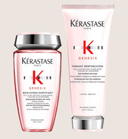 Kérastase Genesis Shampoo and Conditioner Set, Anti-Hair-Fall Routine to Maintain Weakened Hair Prone to Breakage, Duo Set Cleansing Formula