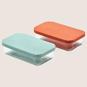 IKEA HAVSTOBIS Food Container with Lid Tempered Glass 700 ml – 2 Pack