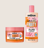 Soap & Glory Call of Fruity Wash & Scrub Duo Gentle Cleanse