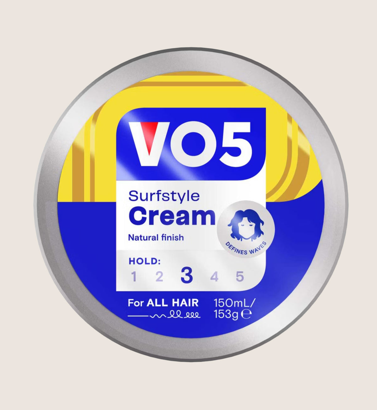 VO5 Surf Style Natural Hold Hair Paste Messy Beach Style 150ml