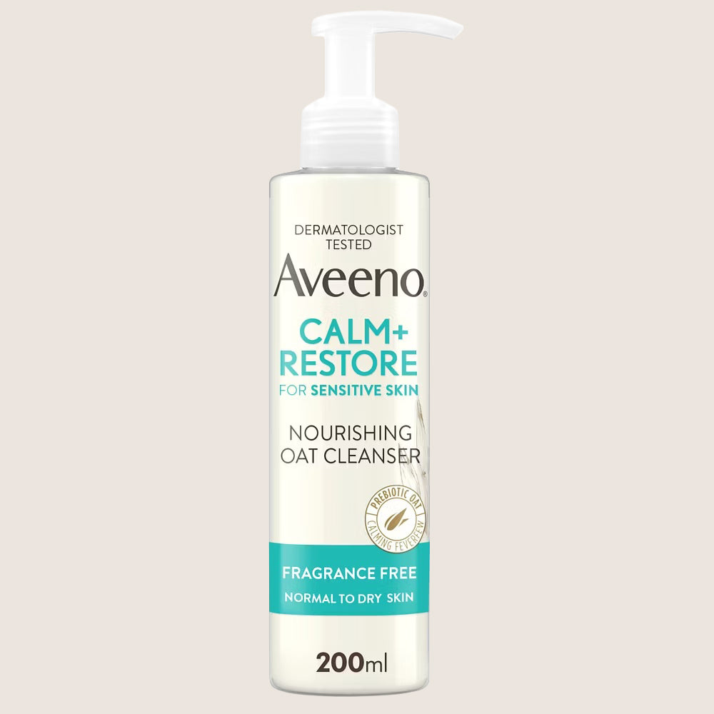 Aveeno Face Calm and Restore Cleanser Premium Skincare 200ml