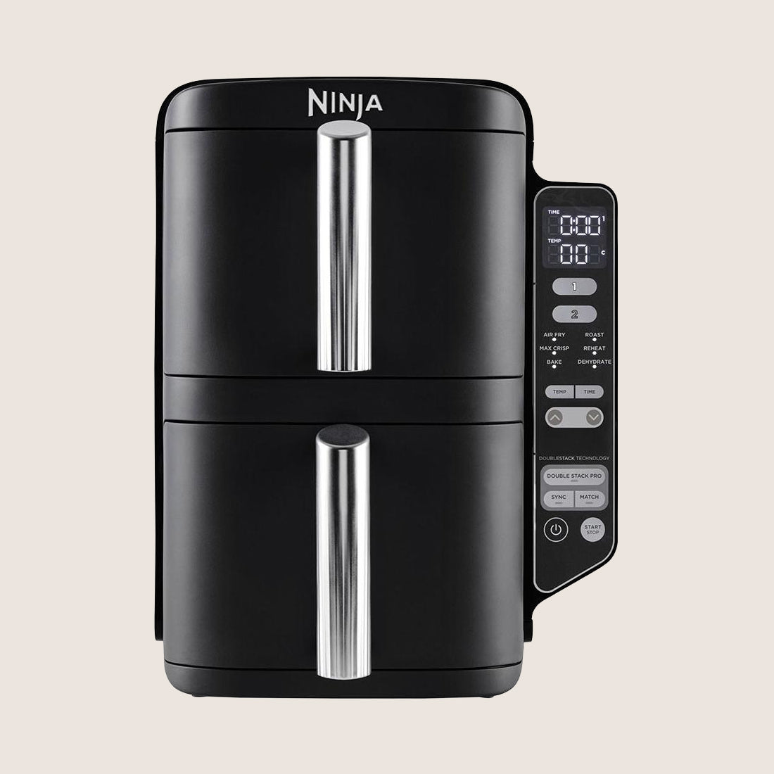 NINJA Double Stack SL300UK Air Fryer with Surround Heat IQ 7.2L - Black