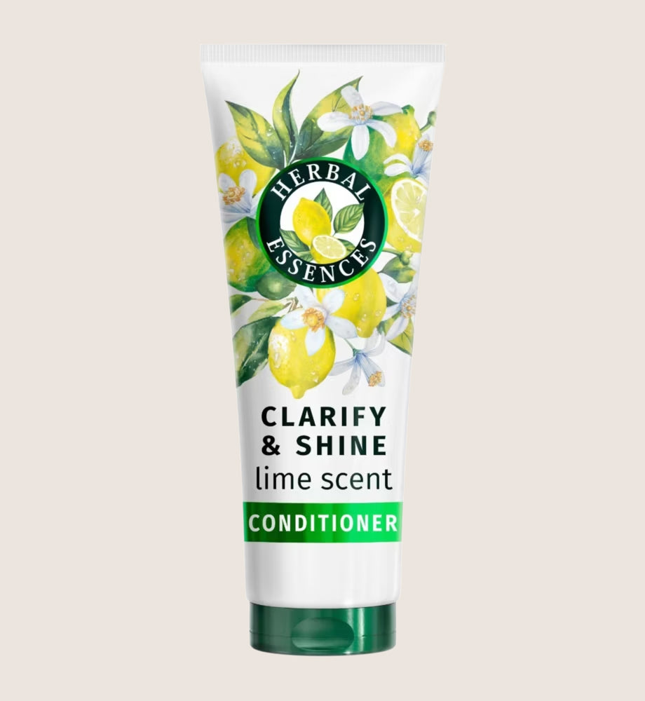 Herbal Essences Clarify & Shine Lime Scent Conditioner Cruelty Free 250ml