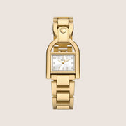 Fossil Women's Harwell Gold Rectangle Bracelet Analogue Watch ES5327