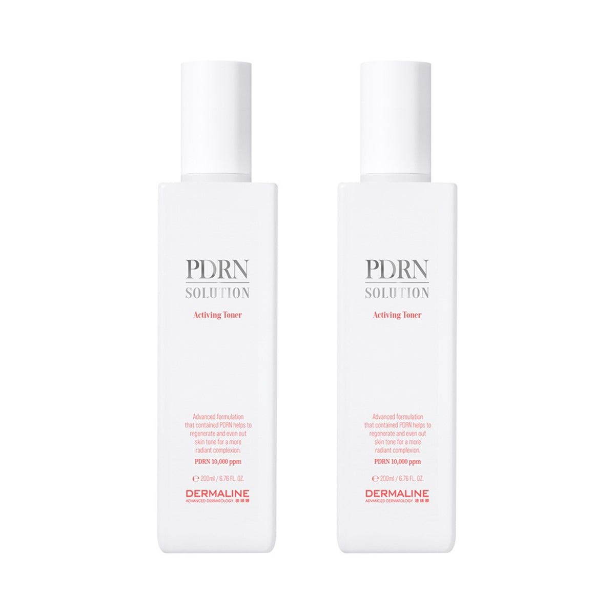 DERMALINE PDRN Solution Activing Toner 200ml Double Set