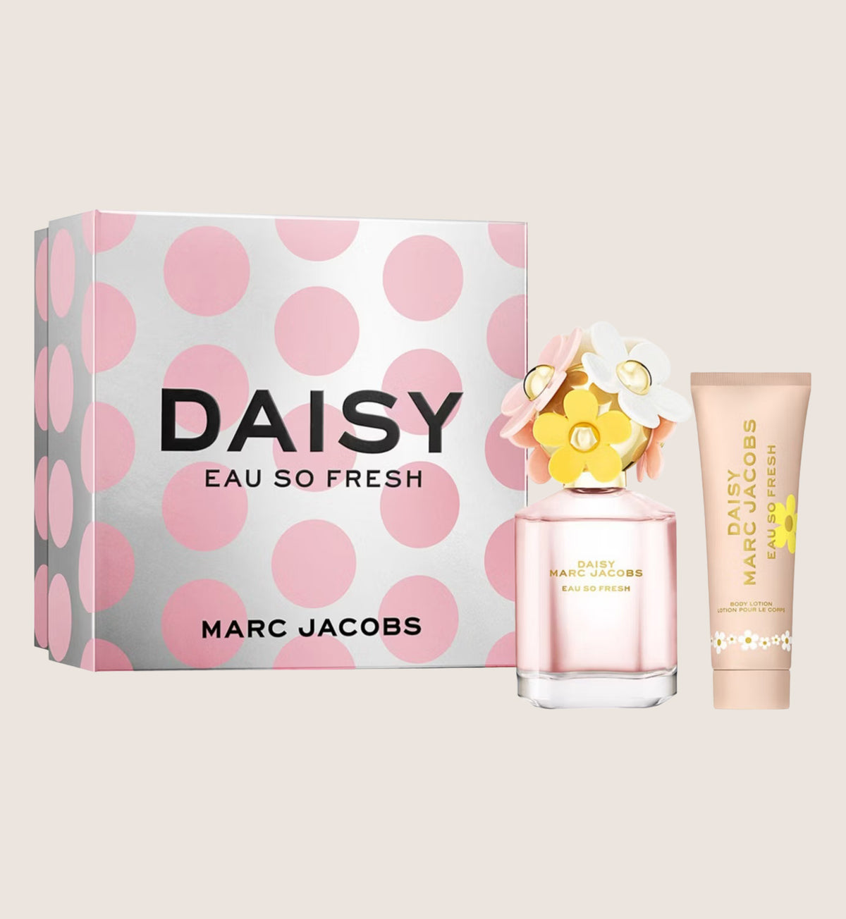 Marc Jacobs Daisy Eau So Fresh Eau De Toilette For Women And Body Lotion Duo Gift Set 75ml Fragrance Gift Set For Her