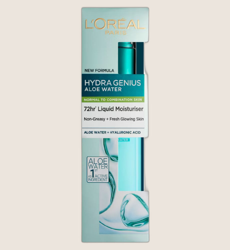 L’Oréal Paris Hydra Genius Aloe Water - Normal & Combination Skin, with Aloe Water 70ml