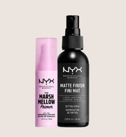 NYX Professional Makeup Smooth Base Primer & Matte Finish Setting Spray Set Primer & Setting Spray Set
