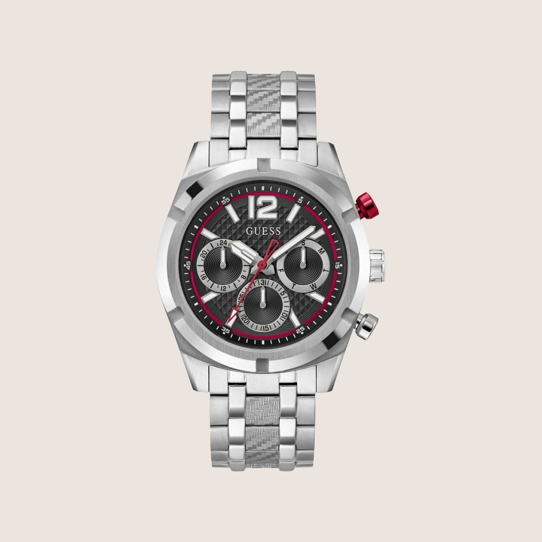 Guess Mens Resistance Watch Black Dial GW0714G1