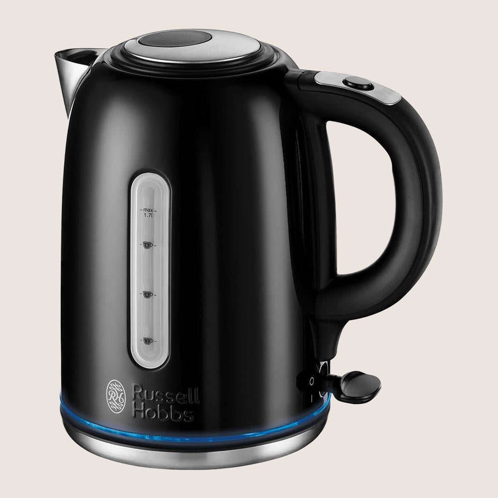 RUSSELL HOBBS Quiet Boil 20462 Jug Kettle with Quiet Boil Technology 1.7L - Black