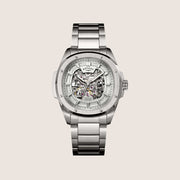Rotary Mens Apex 100 Automatic Silver Dial Silver Bracelet Round Sport Watch RGB10079-06