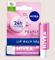 NIVEA Pearly Shine Lip Balm, 4.8g