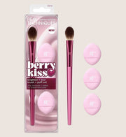 Real Techniques Berry Kiss Limited Edition Brightening Brush and Puff Kit.