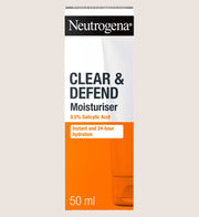 Neutrogena Clear & Defend Moisturiser 0.5% Salicylic Acid 50ml