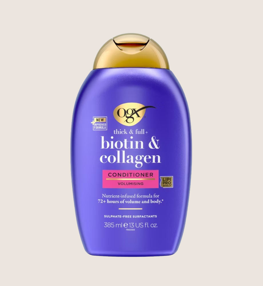 OGX Thick & Full+ Biotin & Collagen pH Balanced Volumising Conditioner 385ml