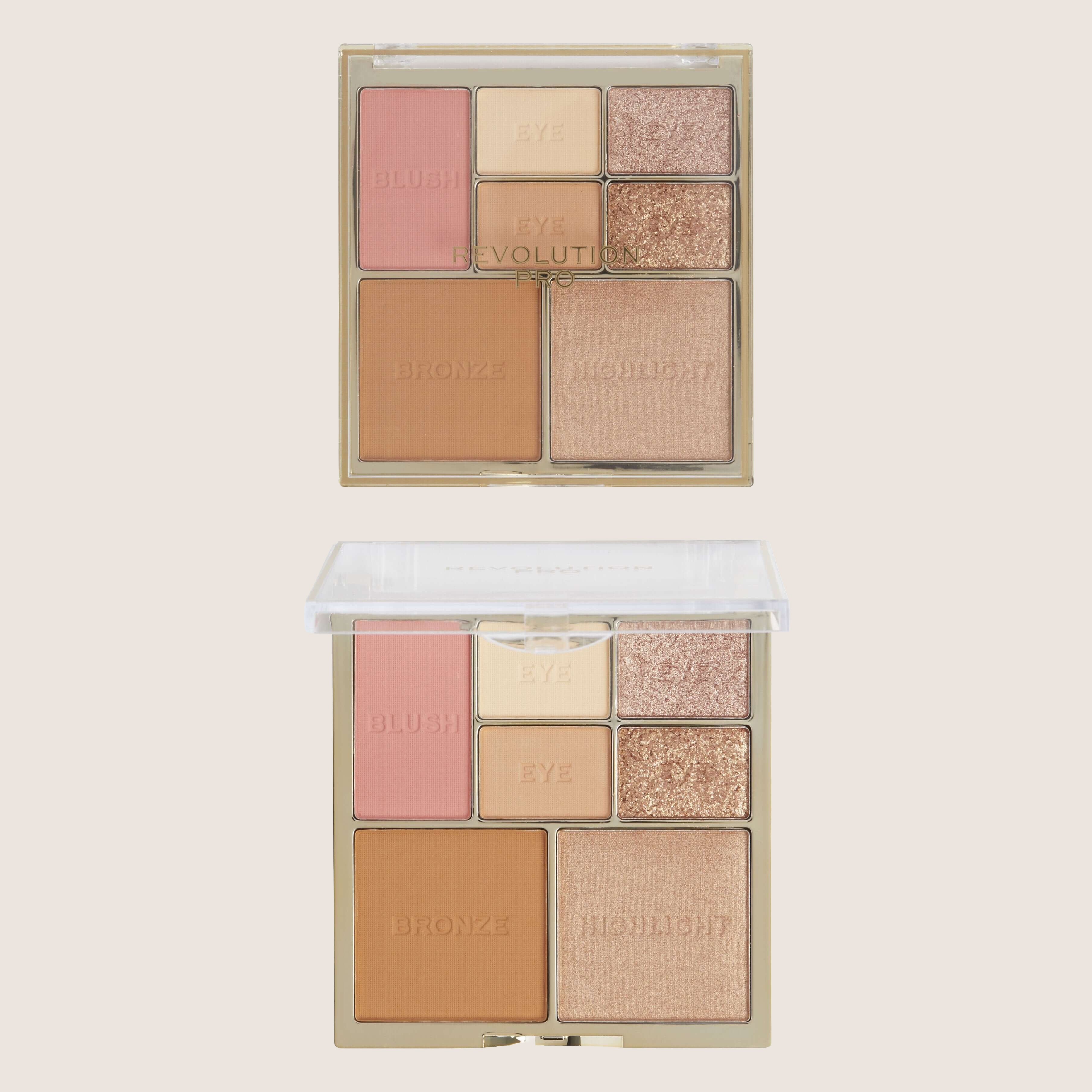 Revolution Pro Iconic Eye & Cheek Palette Light/Medium Premium Formula