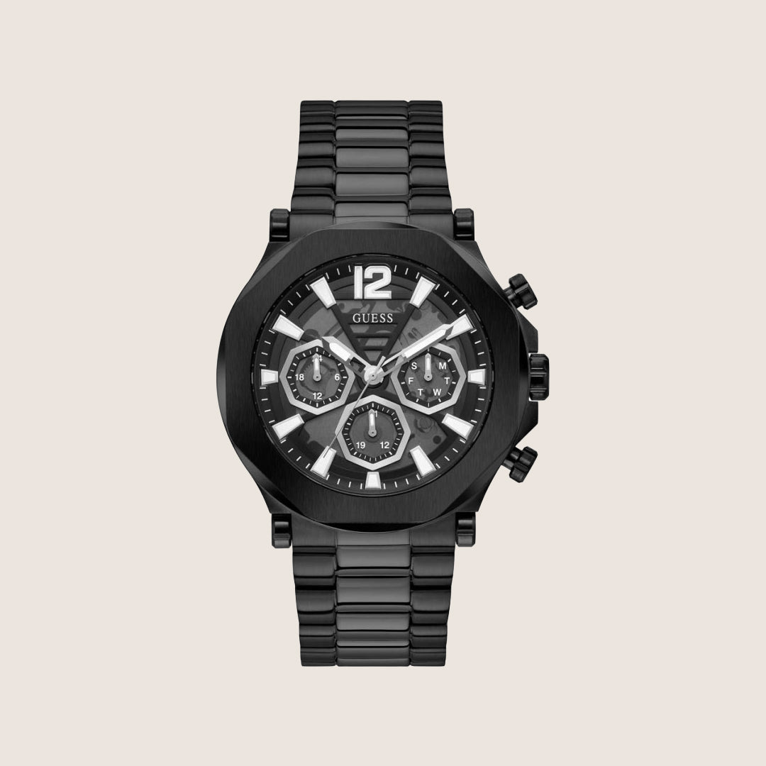 Guess Mens Edge Watch Black Dial GW0539G3