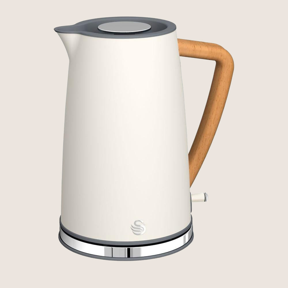 SWAN Nordic Cordless SK14610WHTN Jug Kettle with Scandi Design 1.7L - White