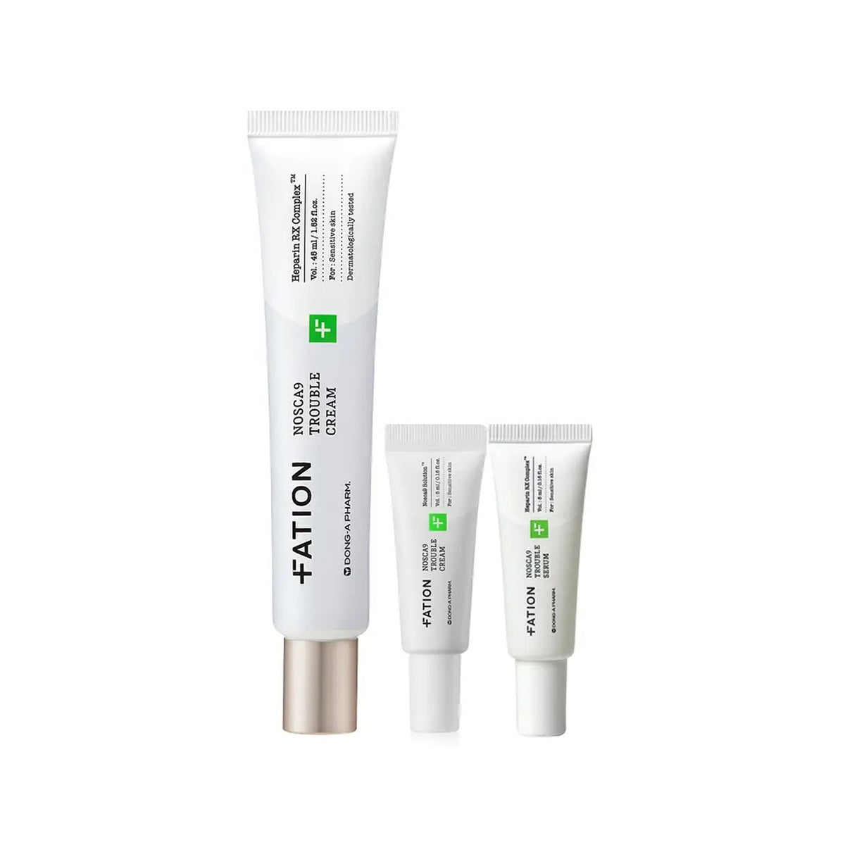 FATION Nosca9 Trouble Cream 45ml Set (+5ml+Serum 5ml)