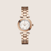 GC Ladies Mini Chic Rose Gold Sapphire Crystal Mother Of Pearl Dial Watch X70020L1S