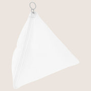 IKEA SLIBB Washing bag, white/grey, 100 % polyester (100% recycled), 19 cm x 22 cm
