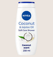 NIVEA Shower Cream Gel, Indulgent Moisture Coconut, 250ml