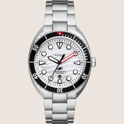 Fossil Men's Breaker White Dial Silver Bracelet Watch FS6063