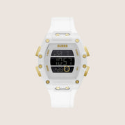 Guess Mens Phoenix Watch White Dial GW0340G1