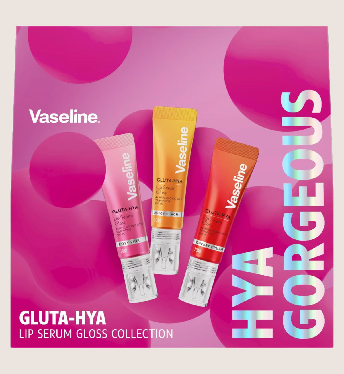 Vaseline Gluta-Lip Trio Collection Beauty Gift Set For Her