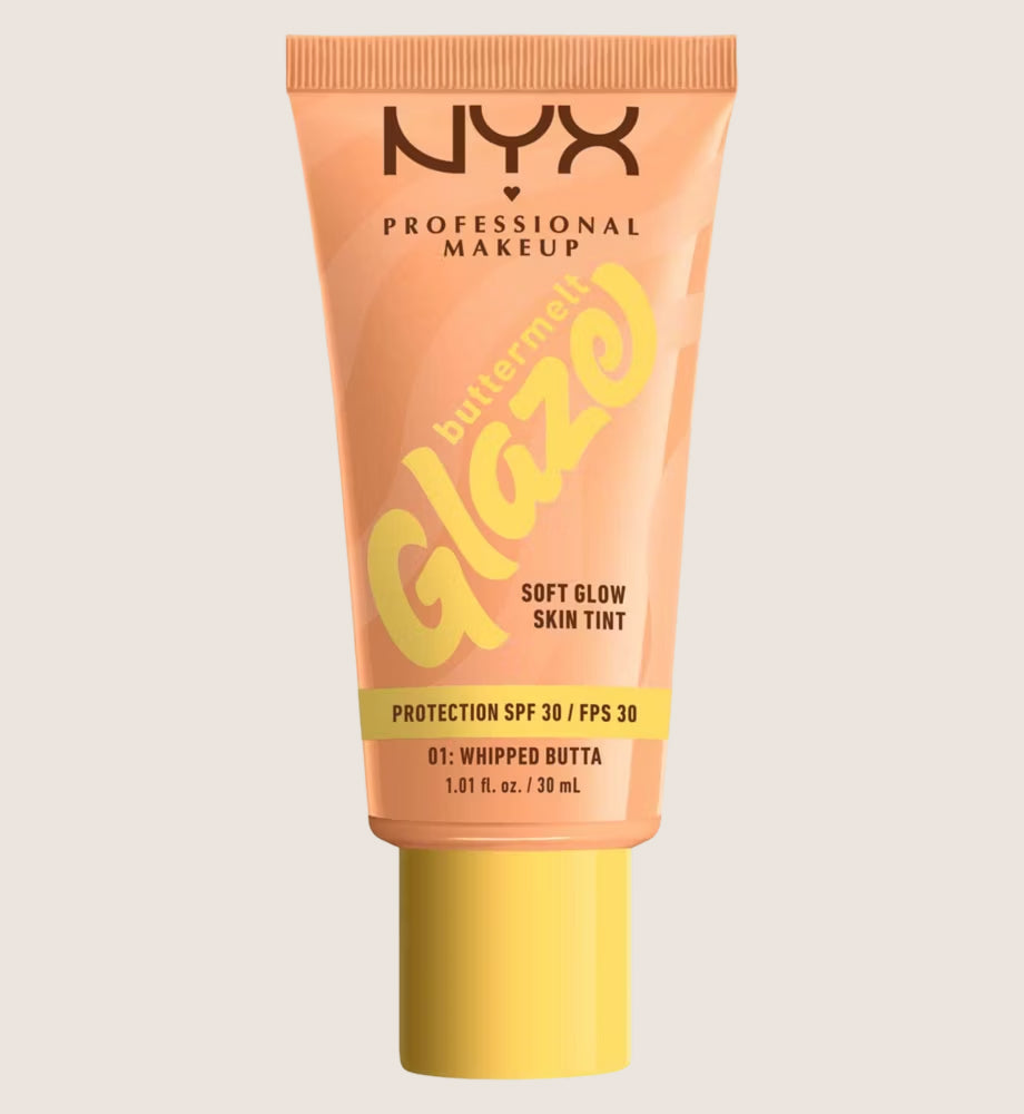 NYX Professional Makeup Buttermelt Glaze Soft Glow Skin Tint + SPF/FPS 30 Buttery Smooth Formula With SPF 30ml