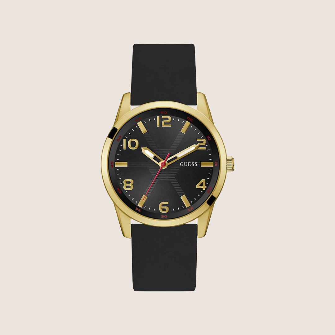 Guess Mens Monte Watch Black Dial GW0805G2