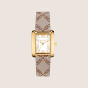 Michael Kors Women's Emery White Dial Gold Case Watch MK2990