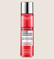 L'Oréal Paris 5% Glycolic Acid Peeling Toner, Exfoliates & Renews Skin Surface 180ml