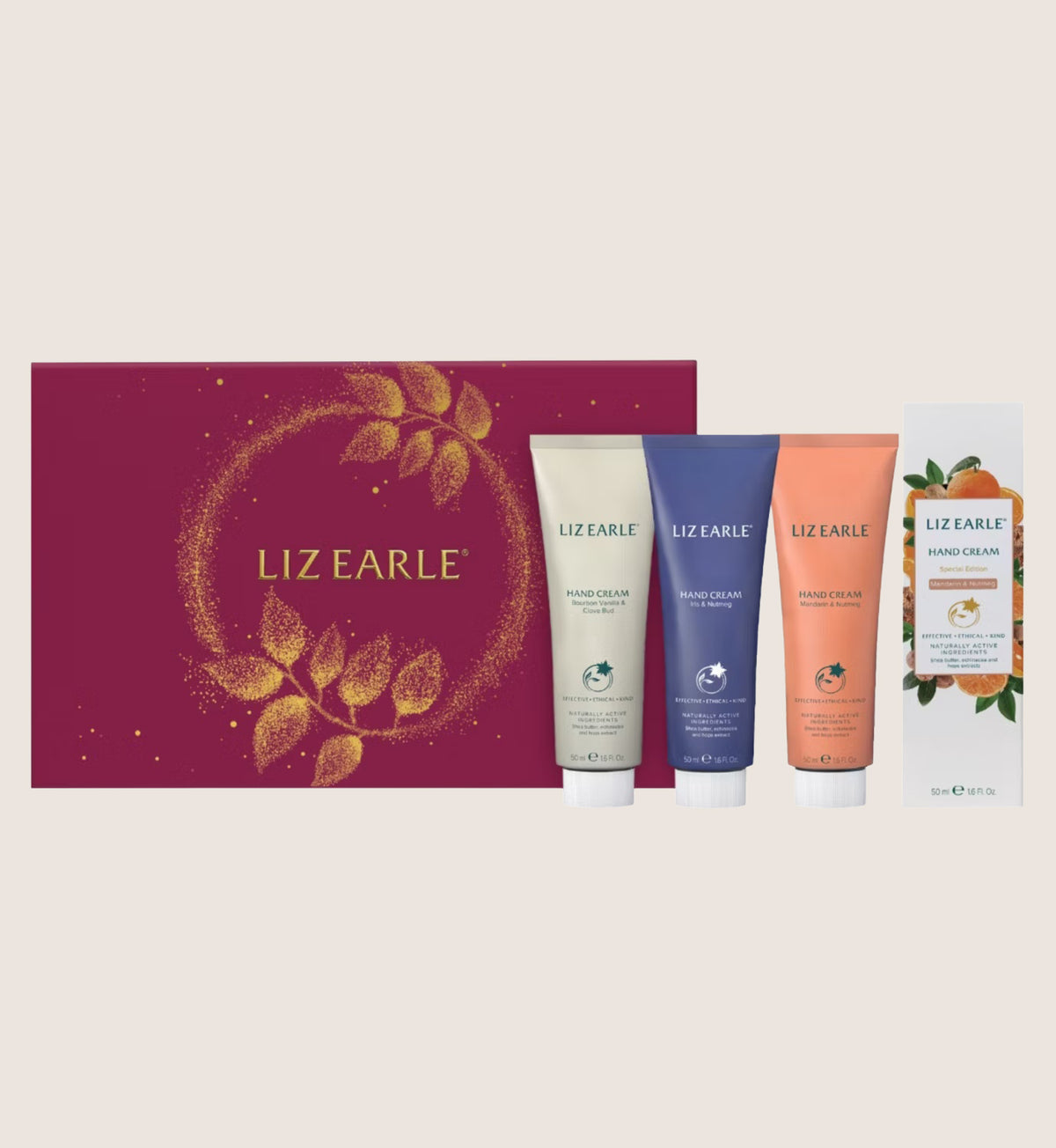 Liz Earle Special Edition Hand Cream Trio Bath & Body Gift Set For Her
