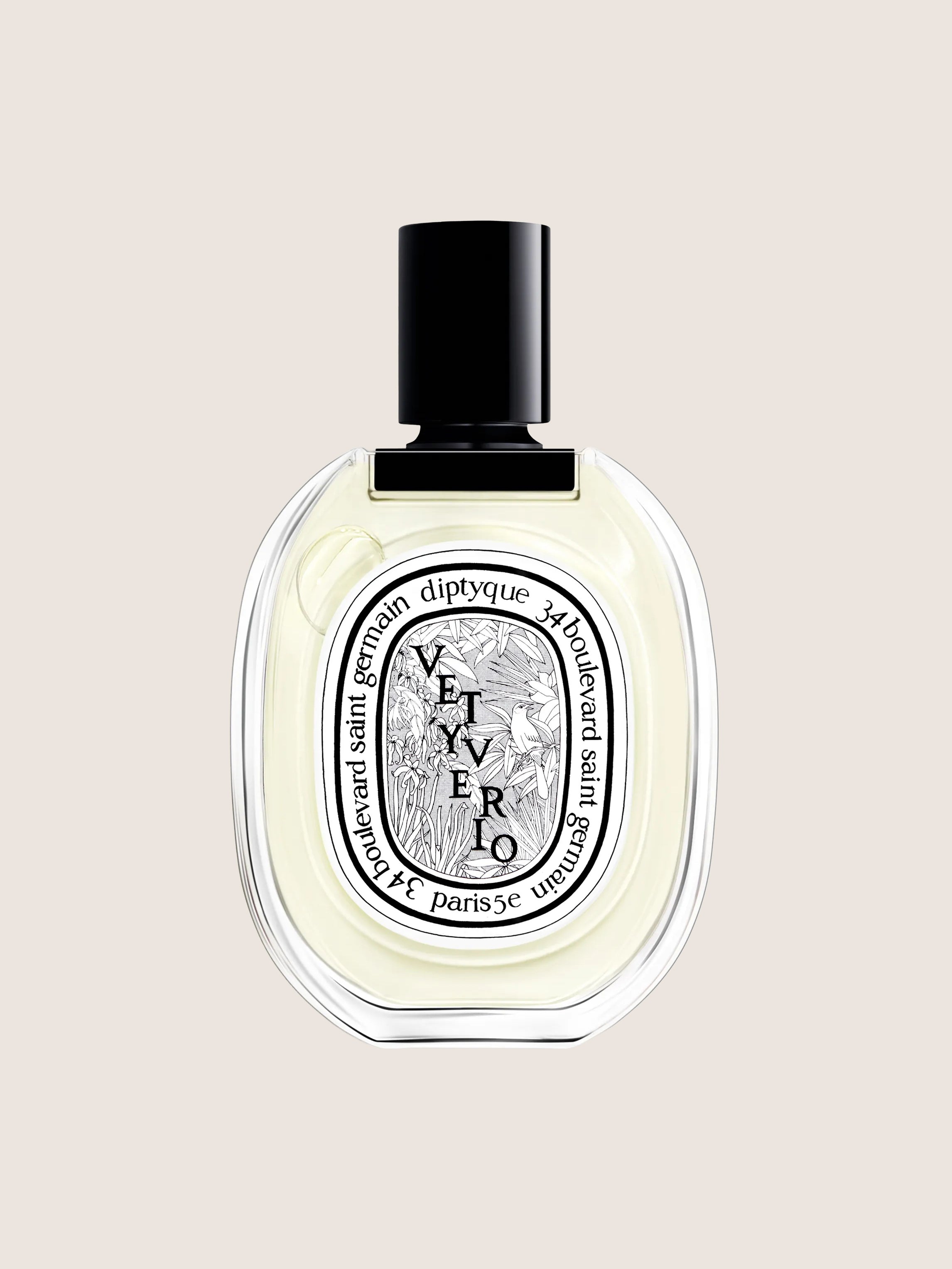 Diptyque Unisex Vetyverio Eau de Toilette | Smoky Haitian Vetiver, Grapefruit & Rose