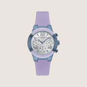 Guess Women's Silver Dial Watch Silver Dial W0958L2
