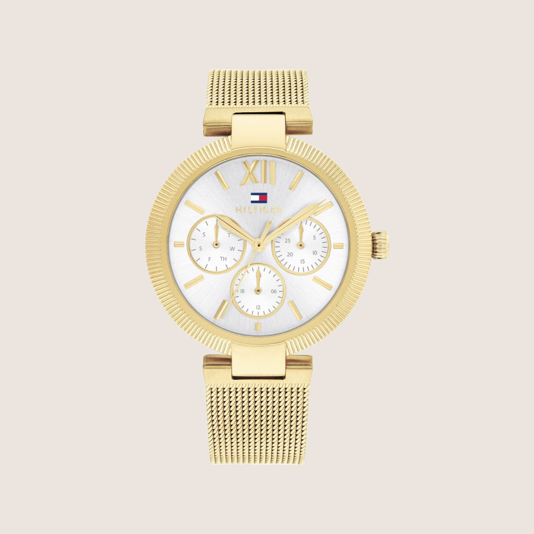 Tommy Hilfiger Women's Classic Stainless Steel Silver Dial Watch 1782694