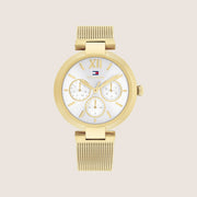 Tommy Hilfiger Women's Classic Stainless Steel Silver Dial Watch 1782694
