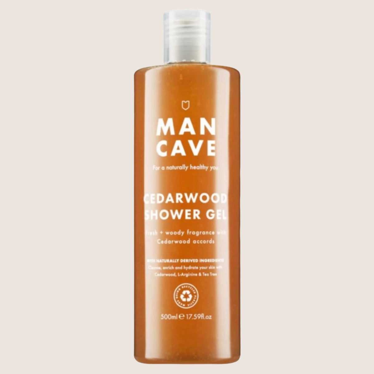 ManCave Cedarwood Shower Gel Natural Moisture Balance 500ml